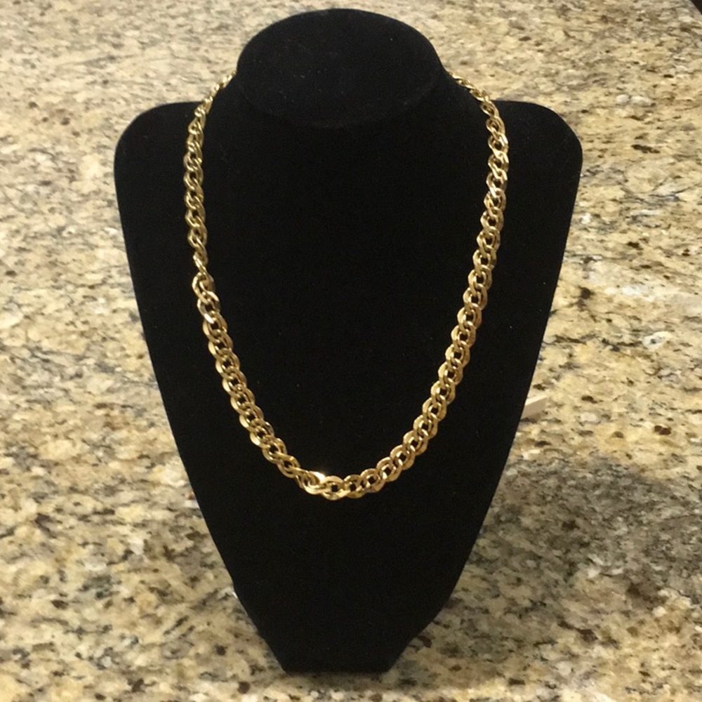 Gold tone Napier Weave Necklace